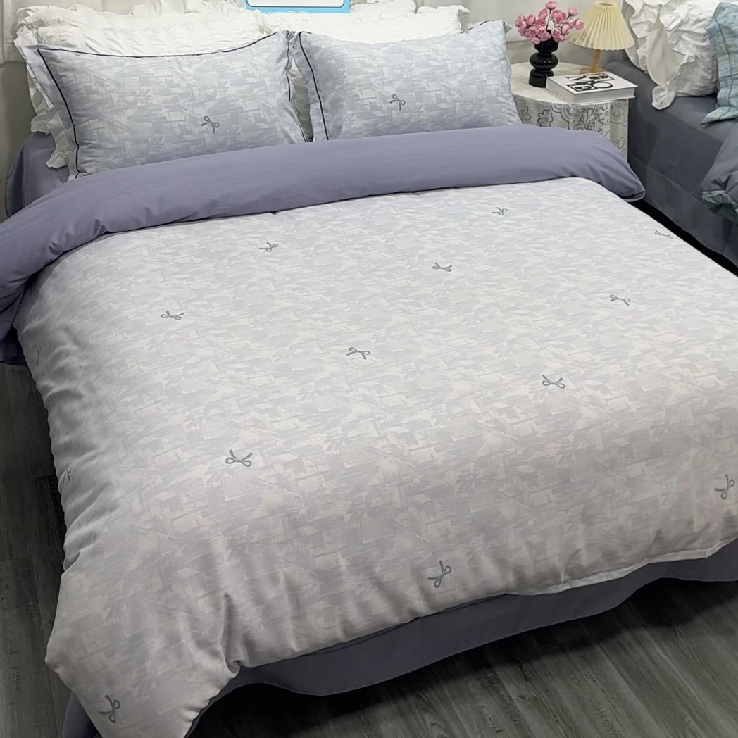 【四季全棉四件套】四季亲肤长绒棉四件套印花全棉床上用品四件套