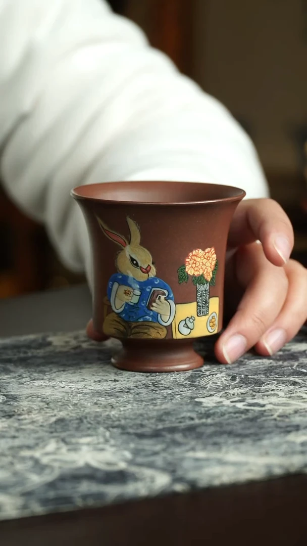 茶杯紫砂99号 特惠主人杯 宜兴紫砂原矿作品