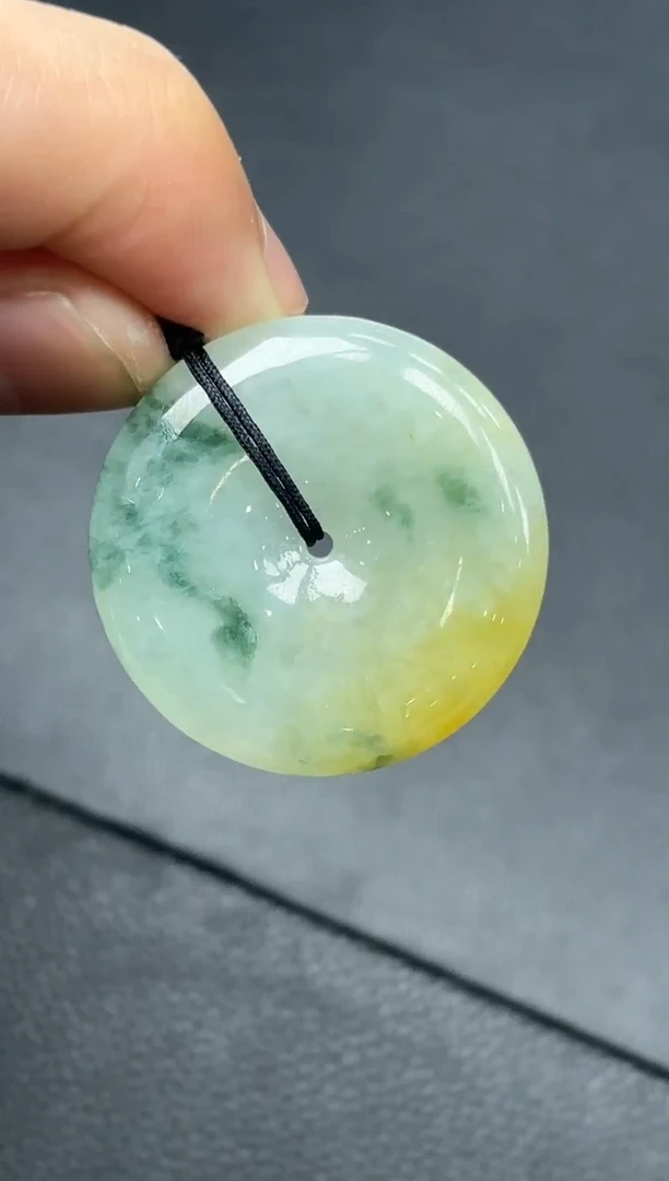 未镶嵌挂件翡翠平安扣