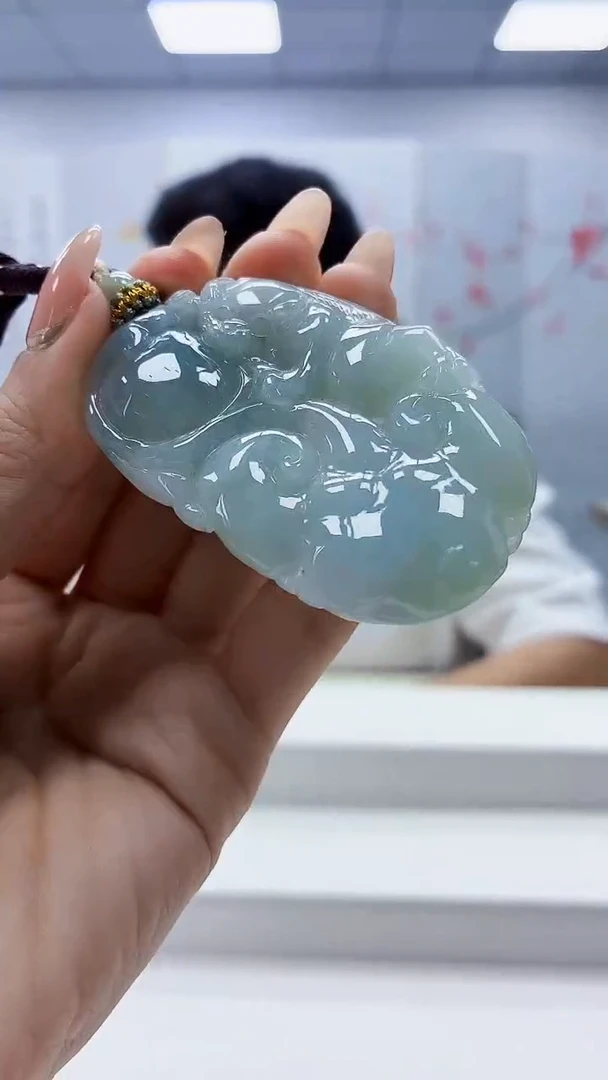 未镶嵌定制翡翠4917ty-毛货挂件80