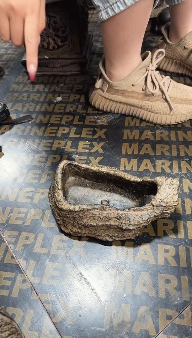 陶土丨如意三角盆