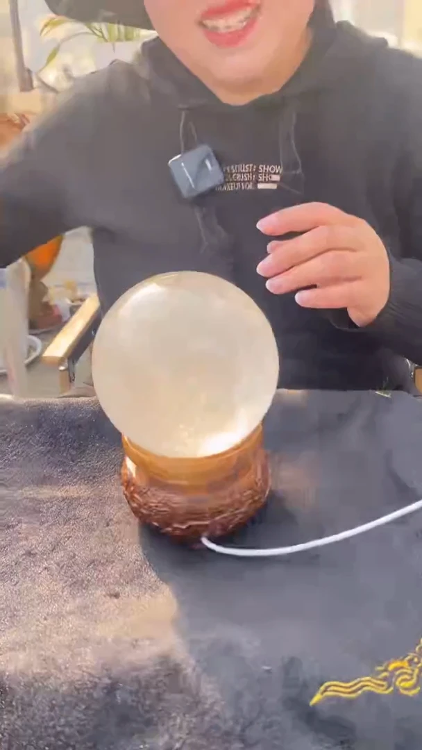 【闪购商品】水晶球未镶嵌白水晶球D134