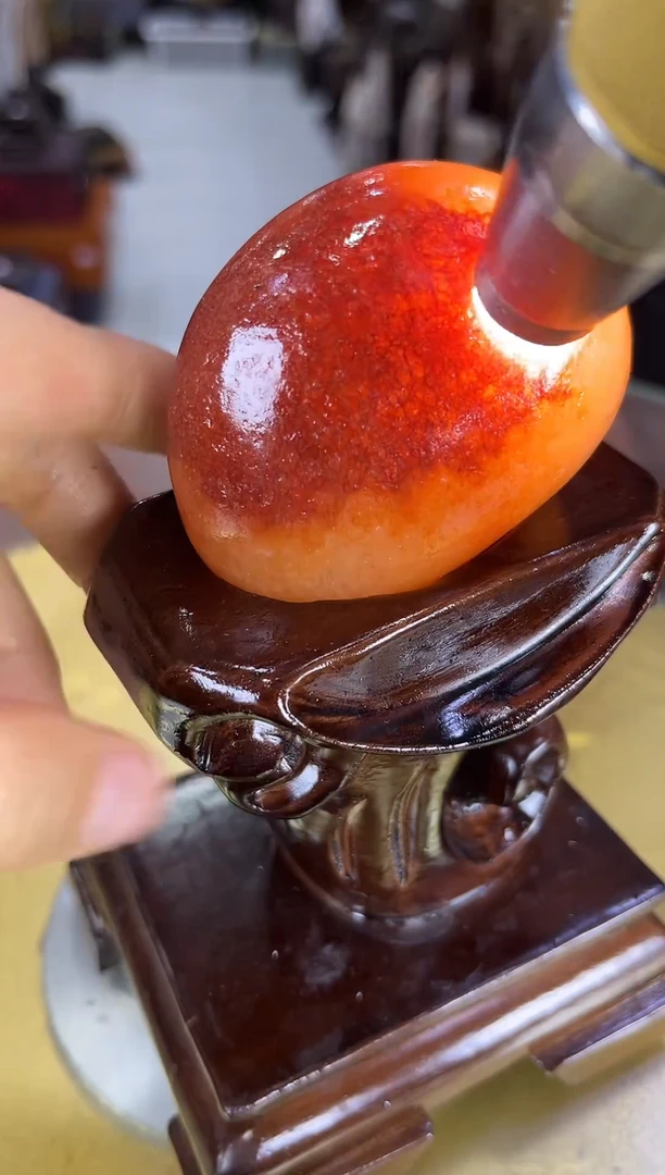 缅甸天然树化玉摆件