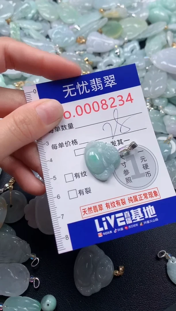 颈饰未镶嵌翡翠8234