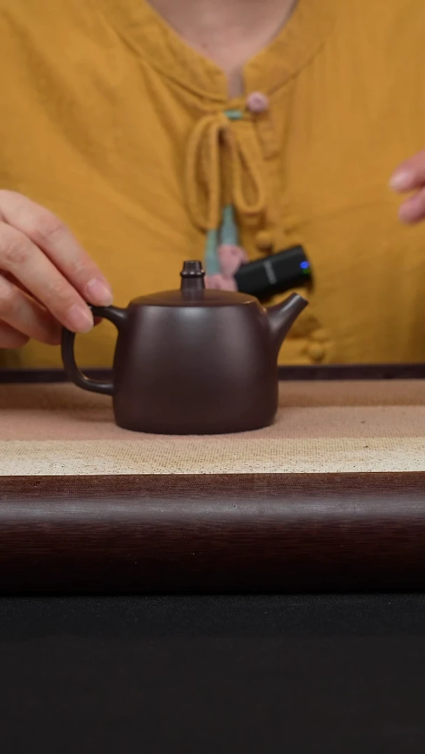 【闪购商品】紫砂茶壶汉铎-老紫泥-MH-1604