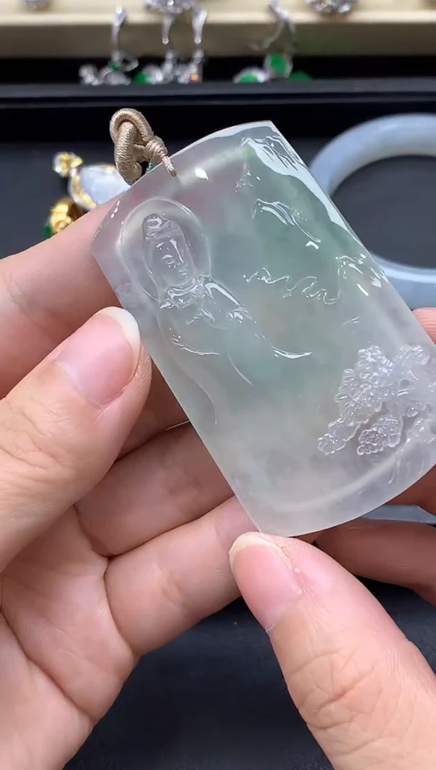 颈饰未镶嵌翡翠505-中国好珍宝