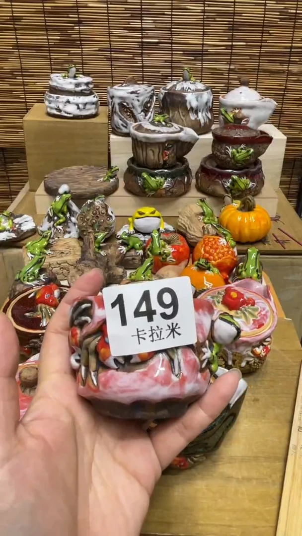 小*雀149精美粗陶手工柴烧