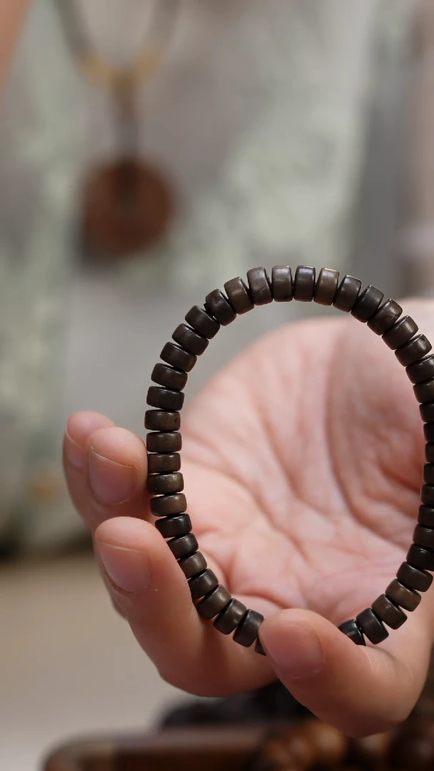 檀香木手串/手链阴沉老山檀香4*7药片珠多样式发其一瑕疵