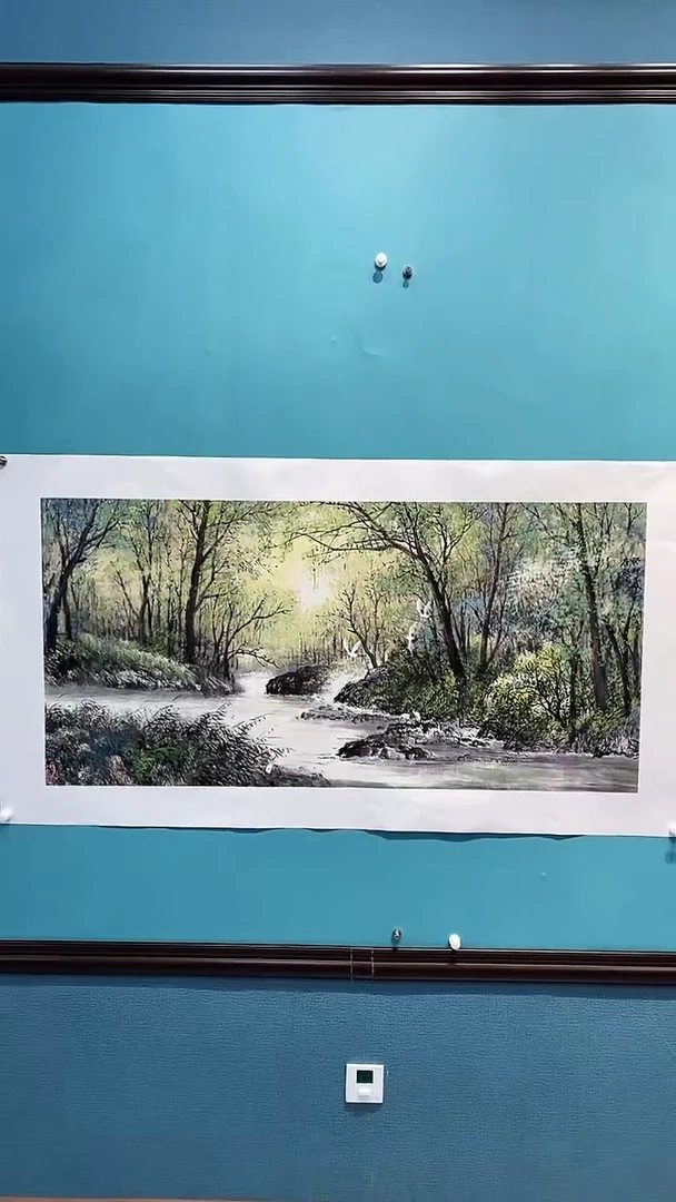 国画画都展厅明德老师国画作品27