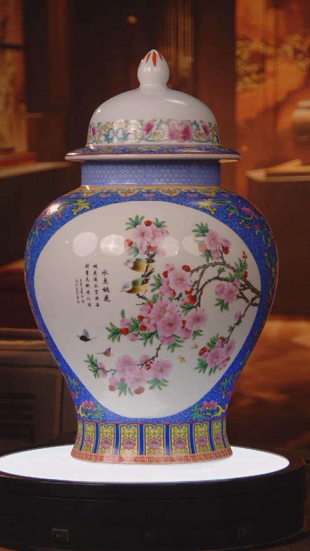 瓷片景德镇陶瓷 摆件 d418