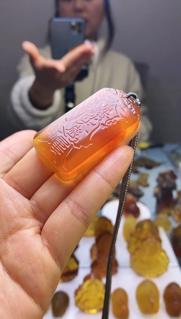 【闪购商品】琥珀颈饰未镶嵌HP97-106（太岁·猴虎蛇猪）