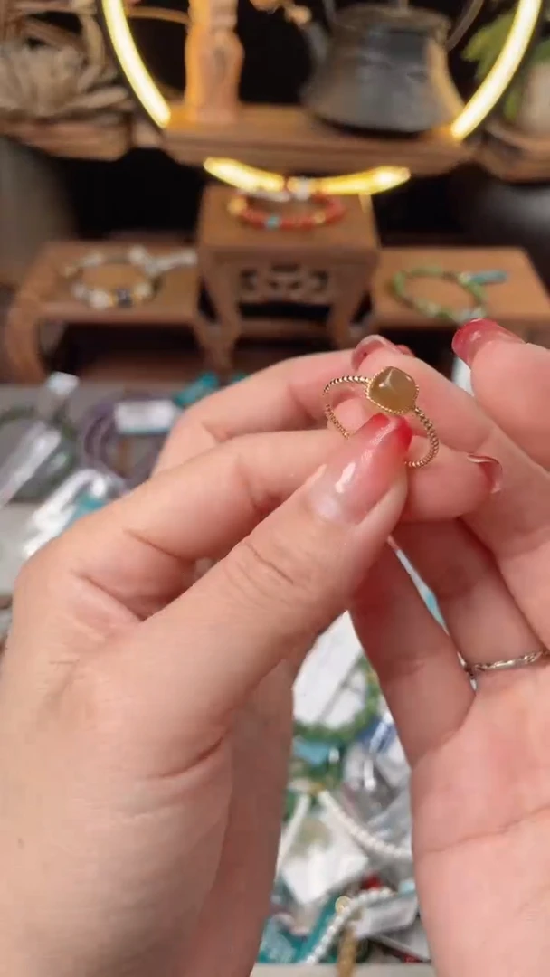 【闪购商品】和田玉手饰银S925镶嵌@@F086D016230