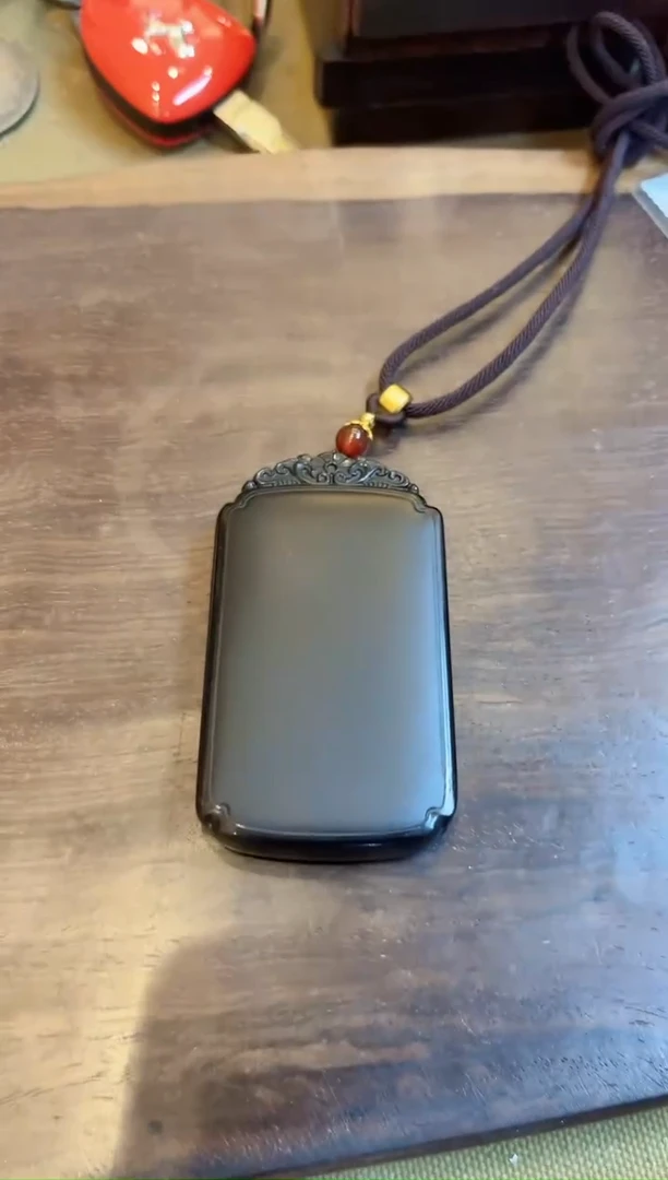 【闪购商品】和田玉玉牌未镶嵌和田玉挂件无事牌M024