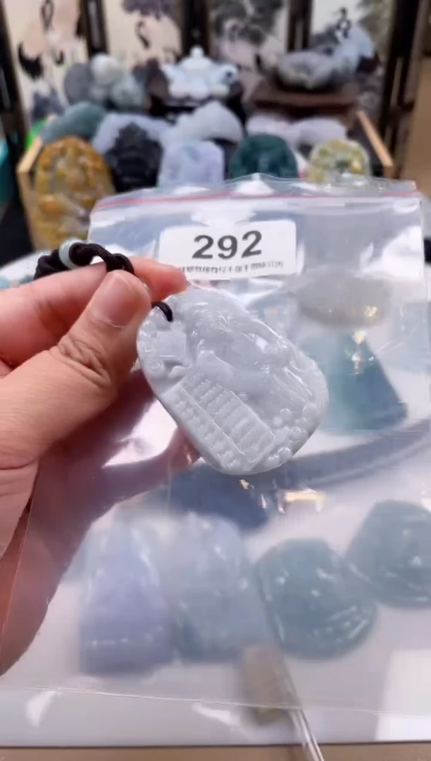 【闪购商品】翡翠颈饰未镶嵌天然缅甸A货翡翠292