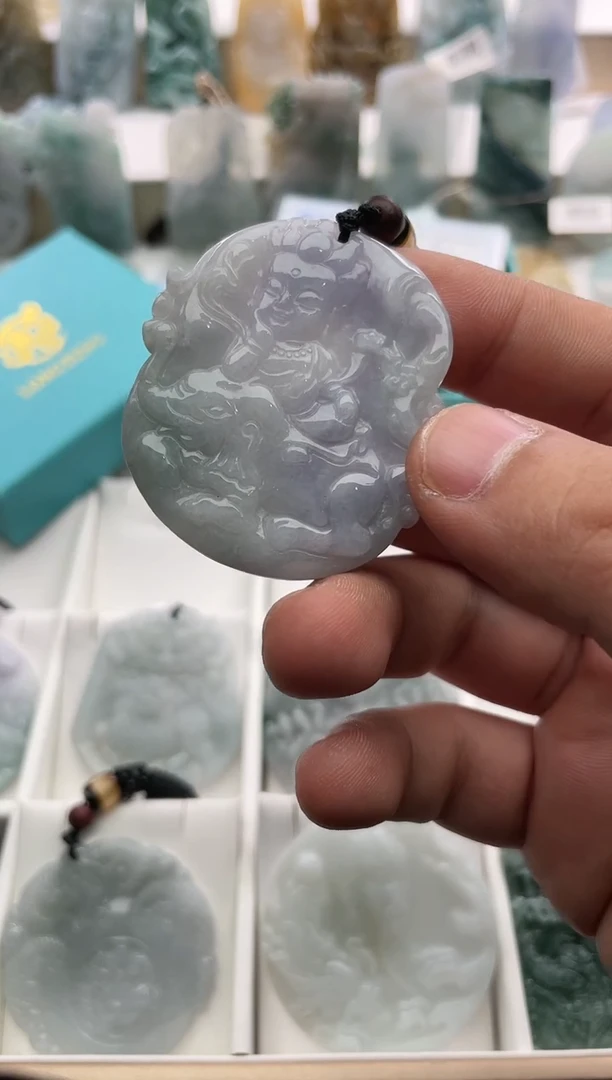 【闪购商品】翡翠颈饰未镶嵌..../1/18/ 214