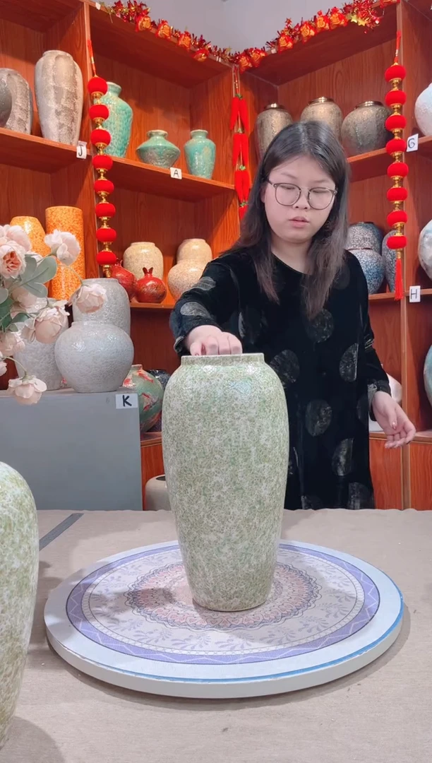 【闪购商品】瓶 春意盎然大号  陶瓷花瓶 无花