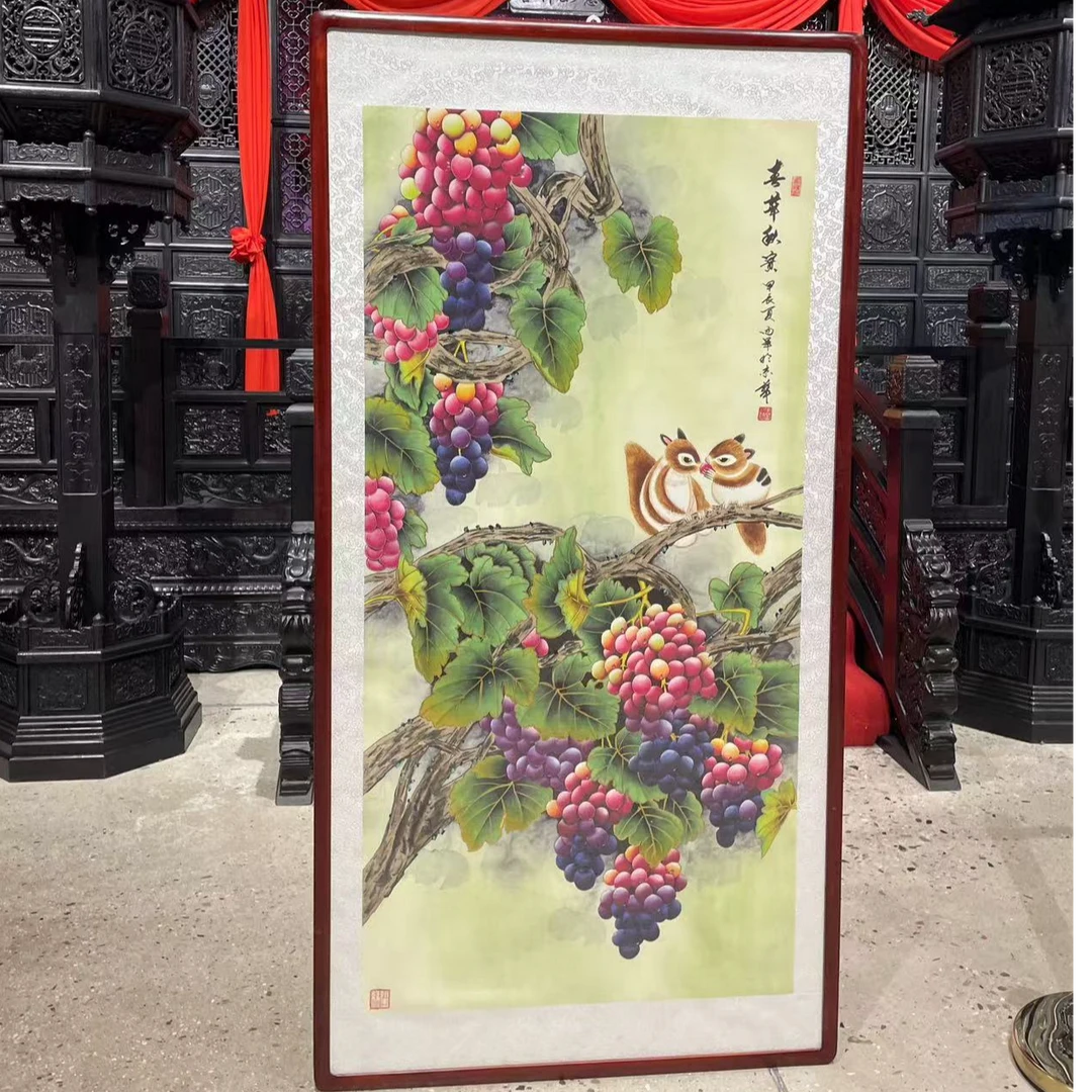 【东少珍藏】RY014114春华秋实  谷老师亲笔（多样性发货）装饰画