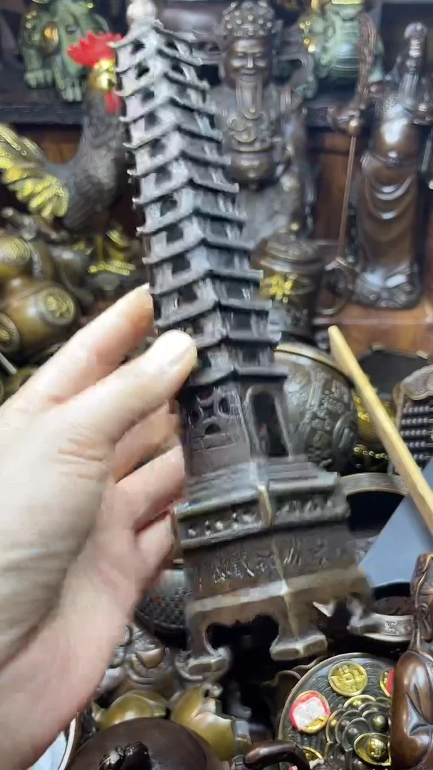 闪购链接，点击下单，有运费险，铜摆件