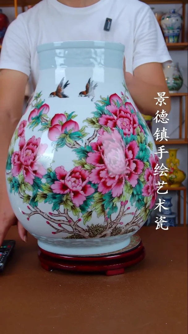 现代景德镇手工手绘陶瓷摆件62