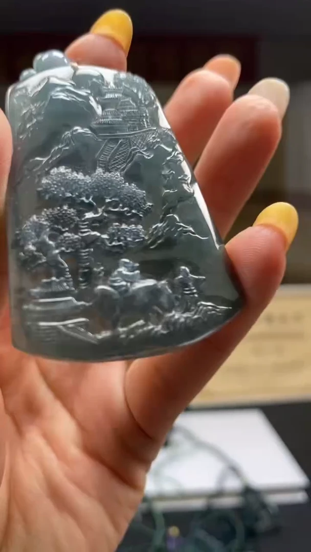 翡翠未镶嵌颈饰********747