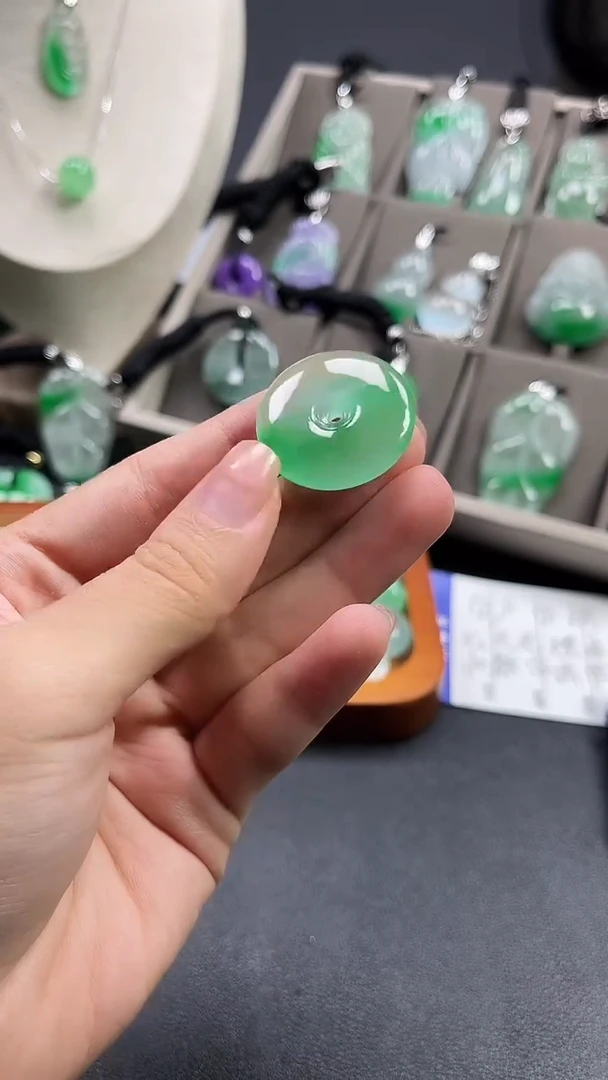 颈饰未镶嵌翡翠  所见即所得 一图一物