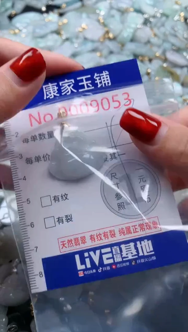 翡翠未镶嵌吊坠(不含链)9053