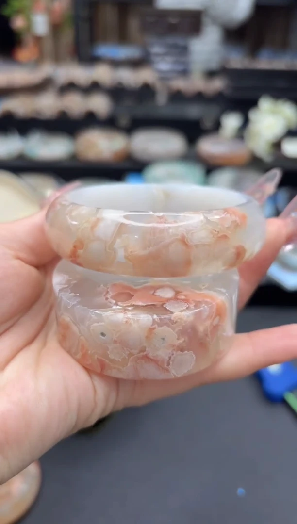 未镶嵌手镯石英质玉121(61圈赠送镯心)