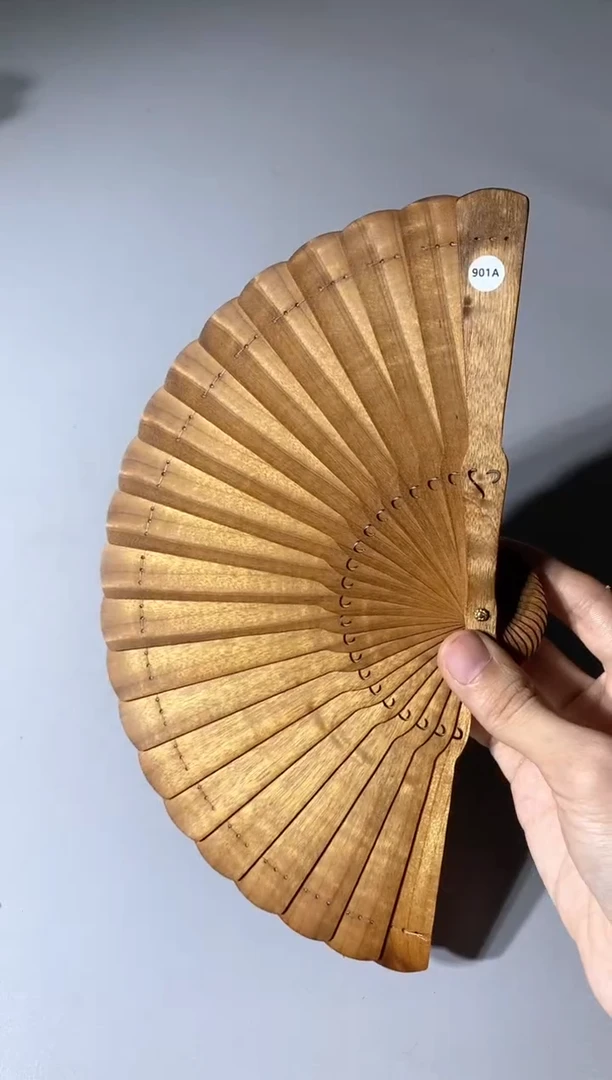金丝楠901号15cm金丝楠木小叶桢楠扇子