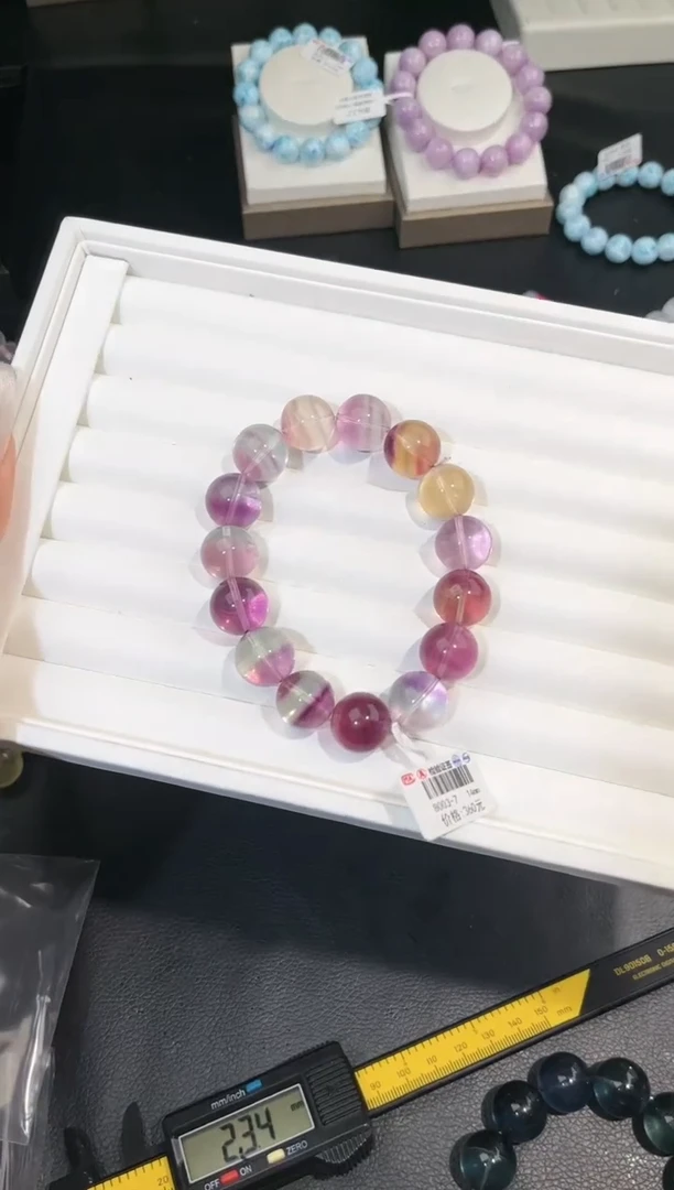 【闪购商品】萤石手链未镶嵌多样性发一q94彩萤石