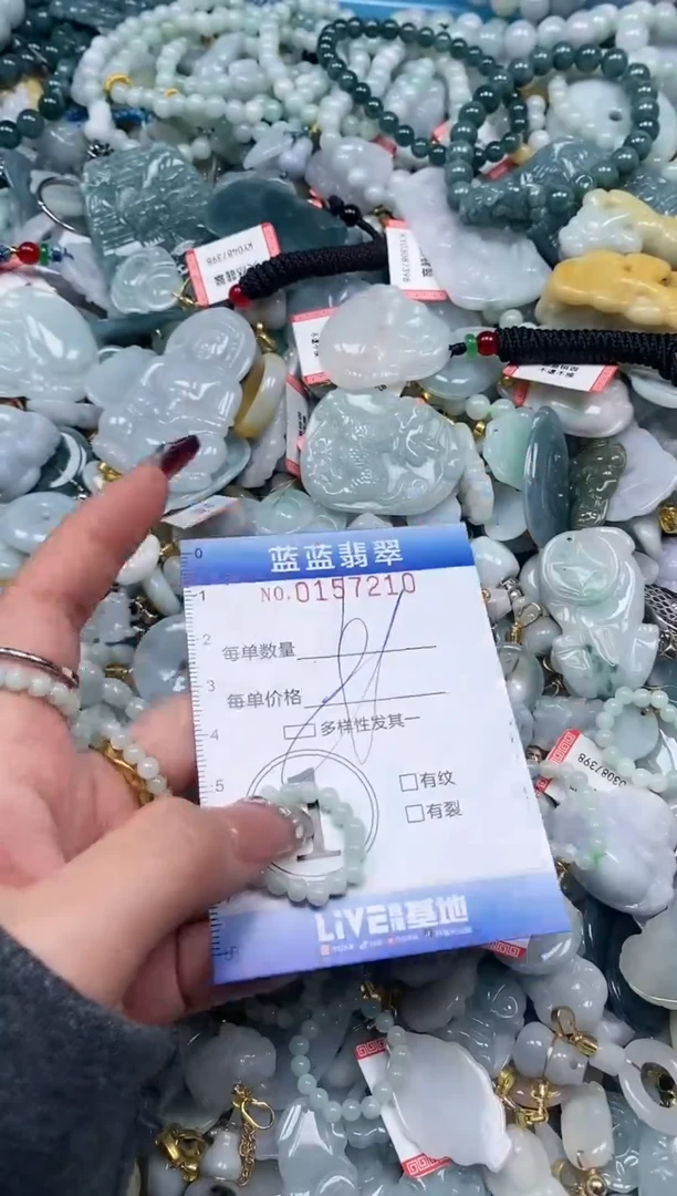 【闪购商品】翡翠颈饰未镶嵌闪购0157210多样性发其一