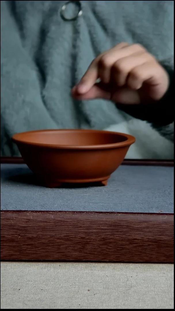 紫砂花盆13*4.5内径尺寸