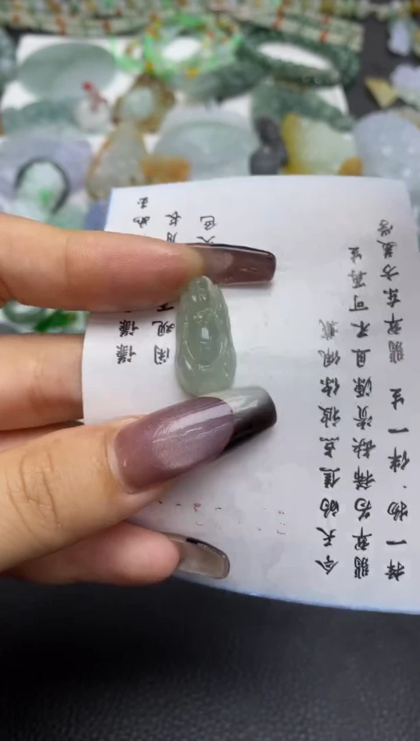 定制翡翠未镶嵌翡翠毛货~