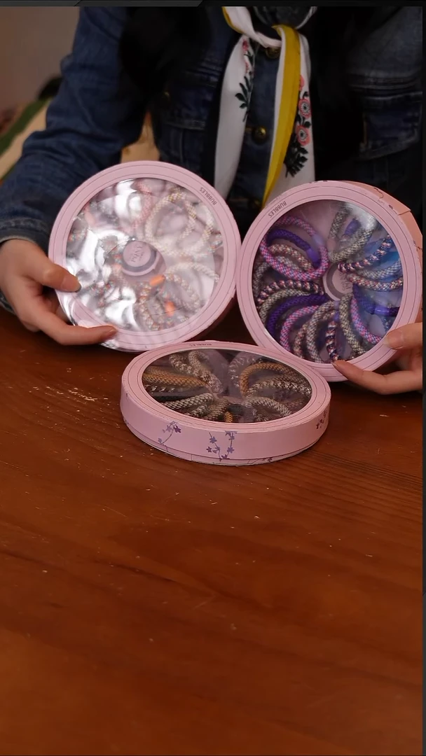 陶63-18根罐装编制高弹力发圈*3