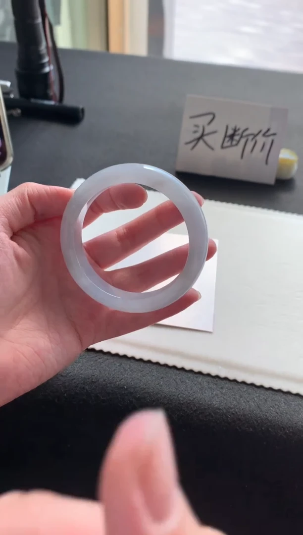 未镶嵌手镯翡翠56正圈买断Y1196