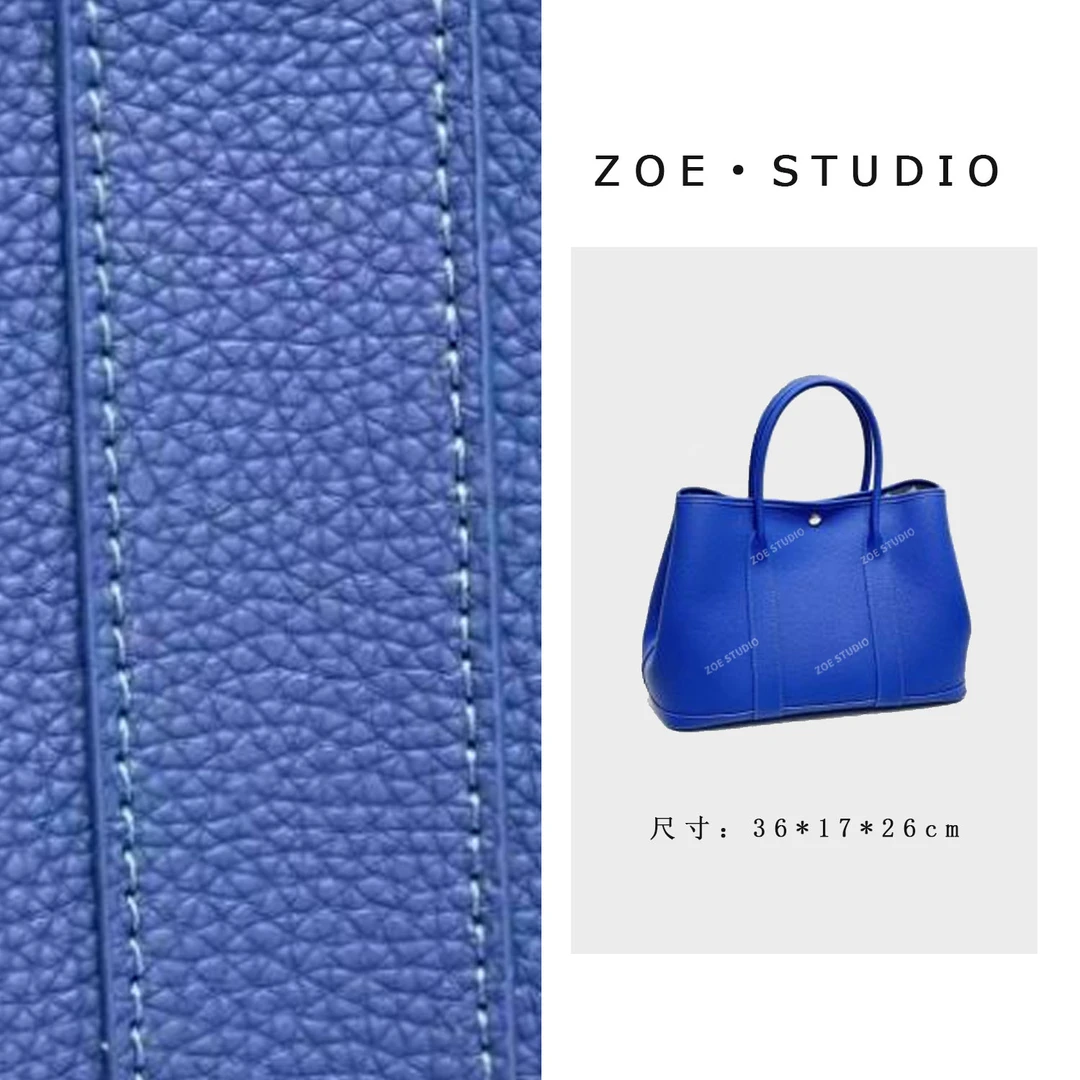 【佐伊甄选】XKY-1350-水妖蓝轻奢女士时尚小众真皮单肩挎包