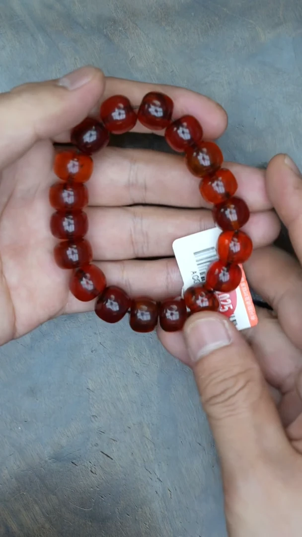 【闪购商品】琥珀裸石未镶嵌血珀老型手串