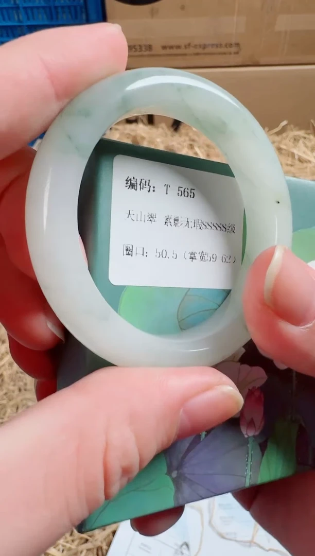 未镶嵌手镯石英质玉T-565