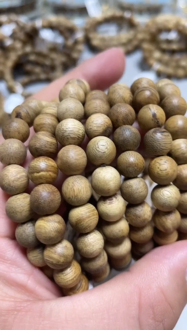 【闪购商品】沉香手串菩萨棋圆珠单圈0.8+多样性发其一