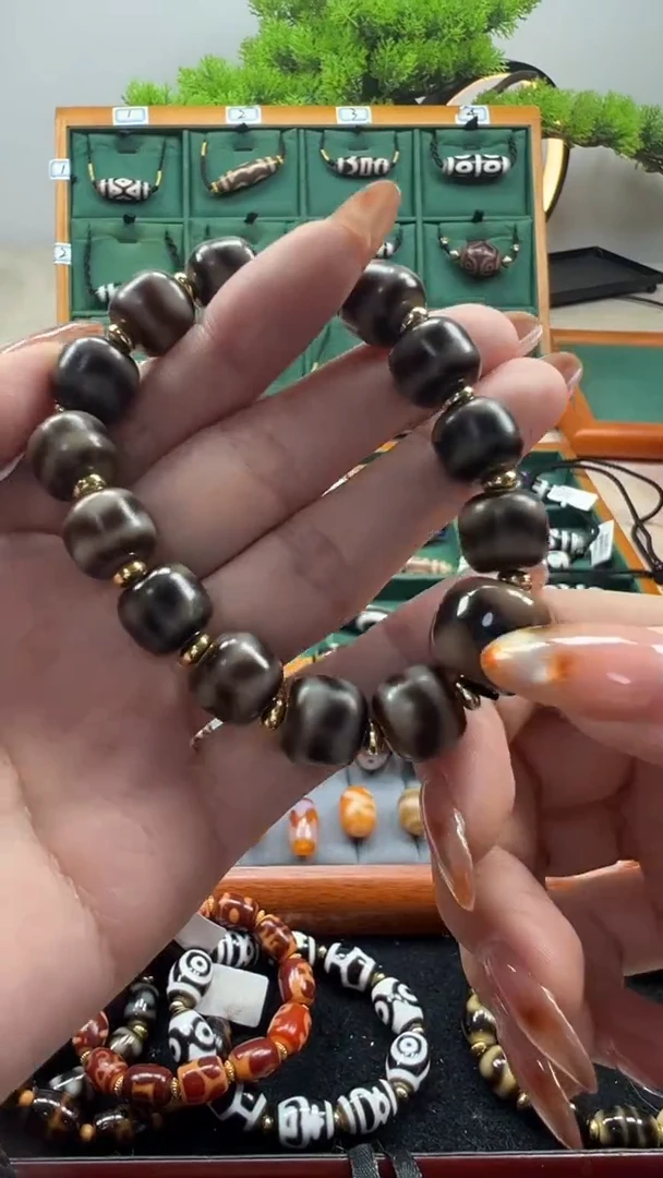 玛瑙/玉髓（覆膜）颈饰合金12.(微瑕随机发货）