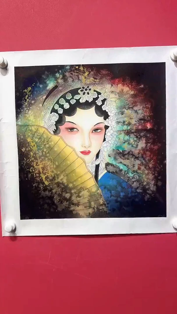 国画郑雅文-2平尺-国画