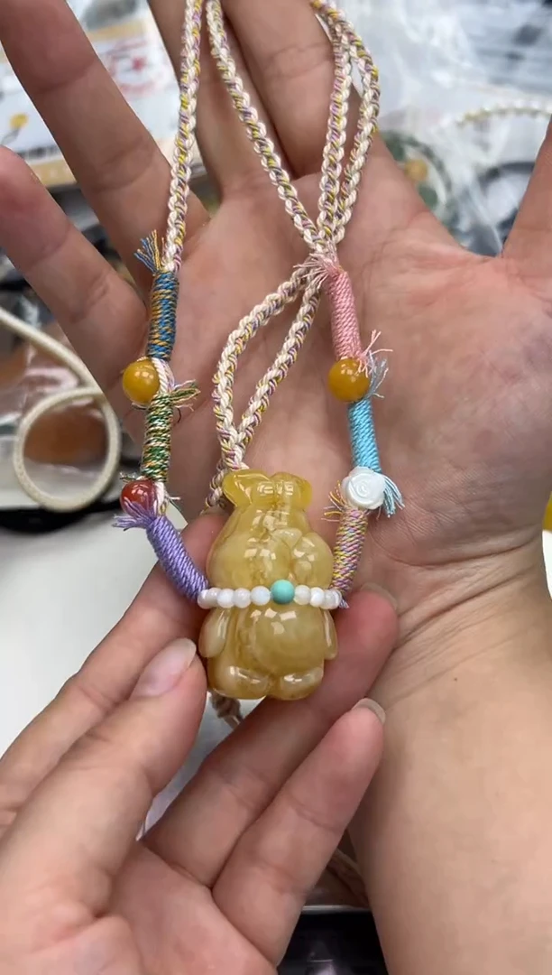 裸石蜜蜡未镶嵌琥珀蜜蜡吊坠