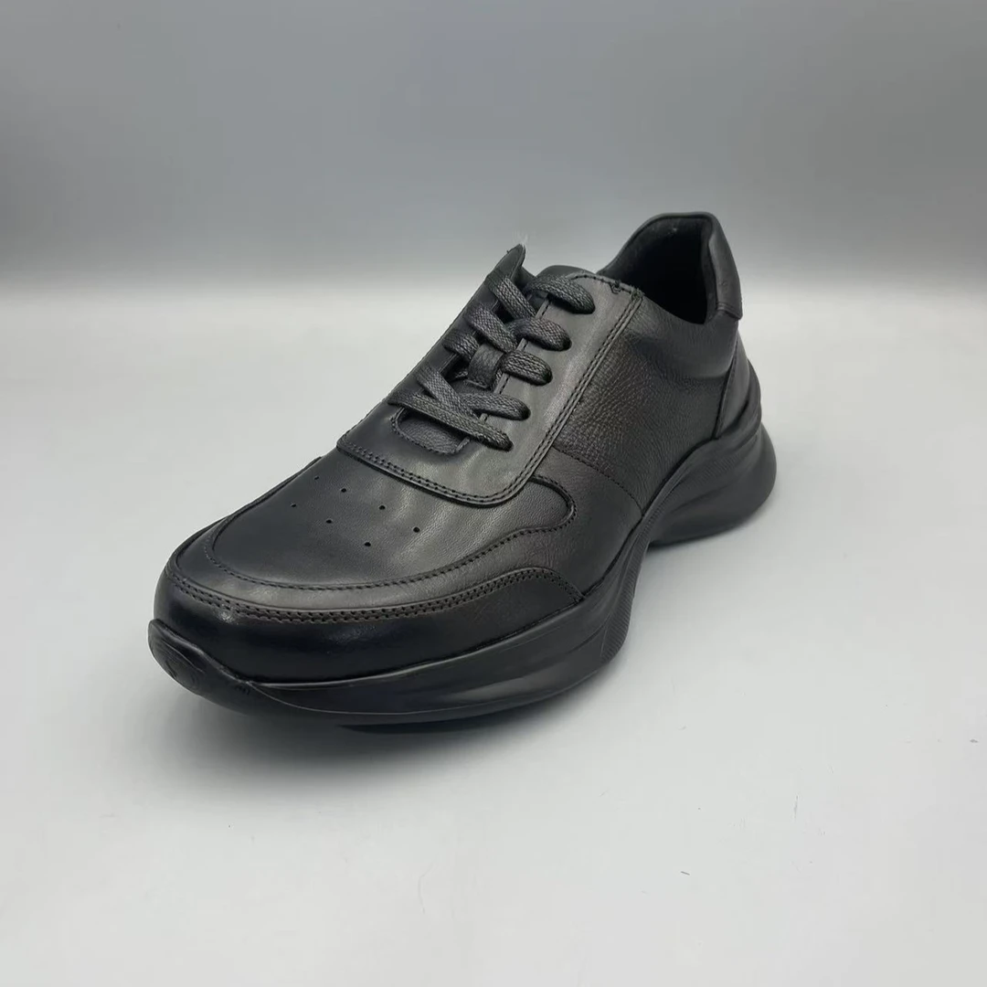 Pierre Shark/鲨鱼英伦时尚男士真皮舒适百搭潮流休闲鞋19682