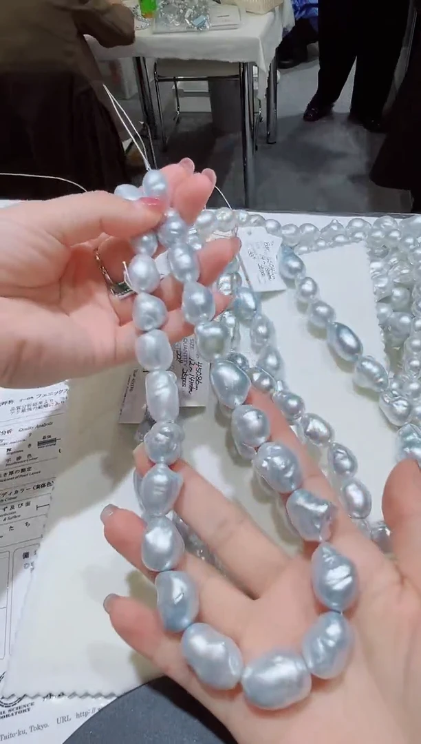 未镶嵌项链海水珍珠澳白keshi 不退换总25600