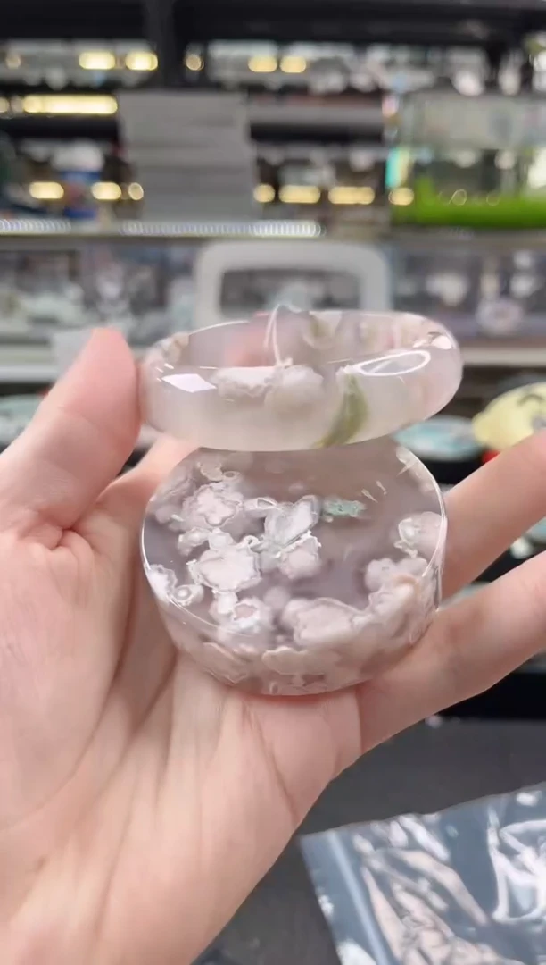 未镶嵌手镯石英质玉61-62圈口 （赠品镯心）S909331