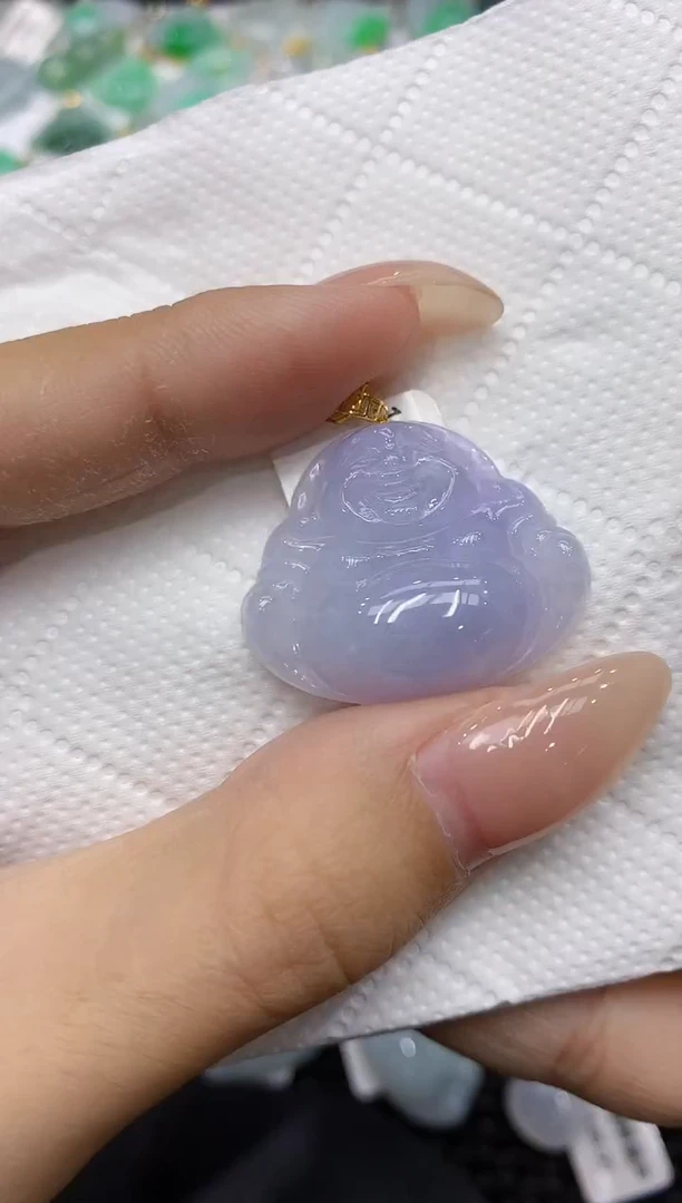 颈饰18K金镶嵌翡翠111111111111