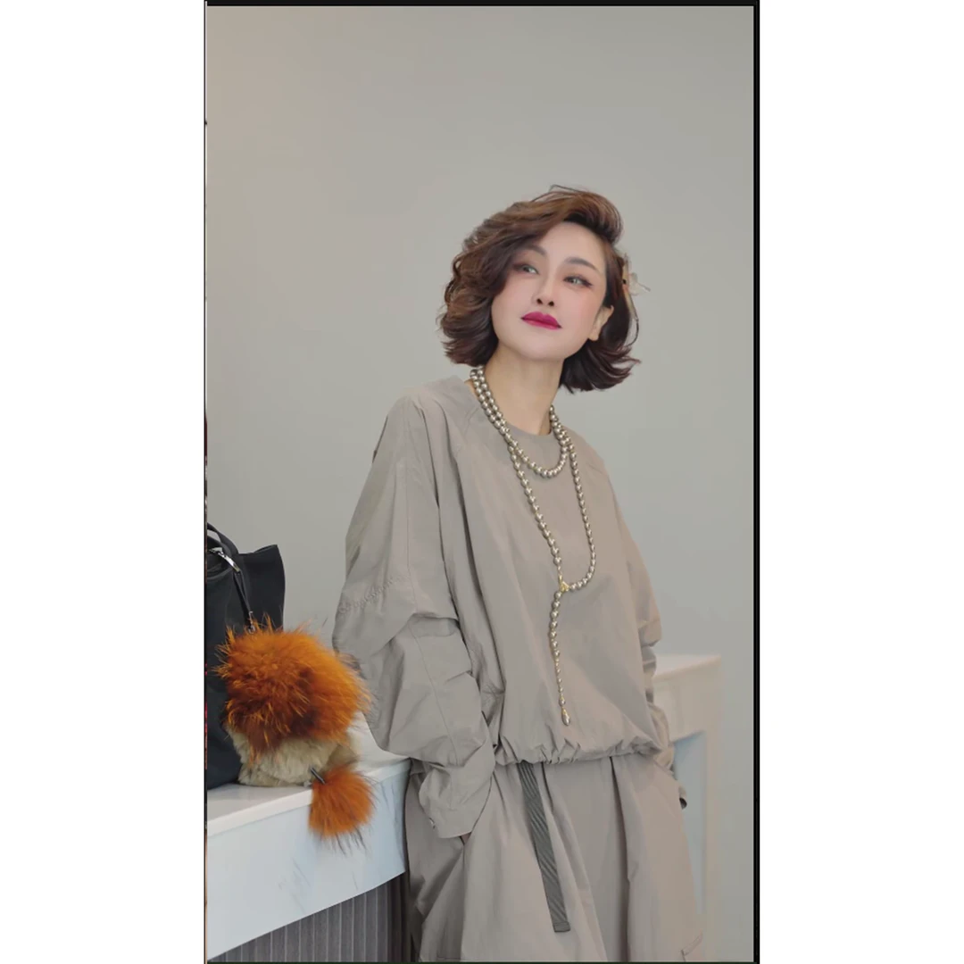 【上衣】AE1777气质宽松设计师休闲