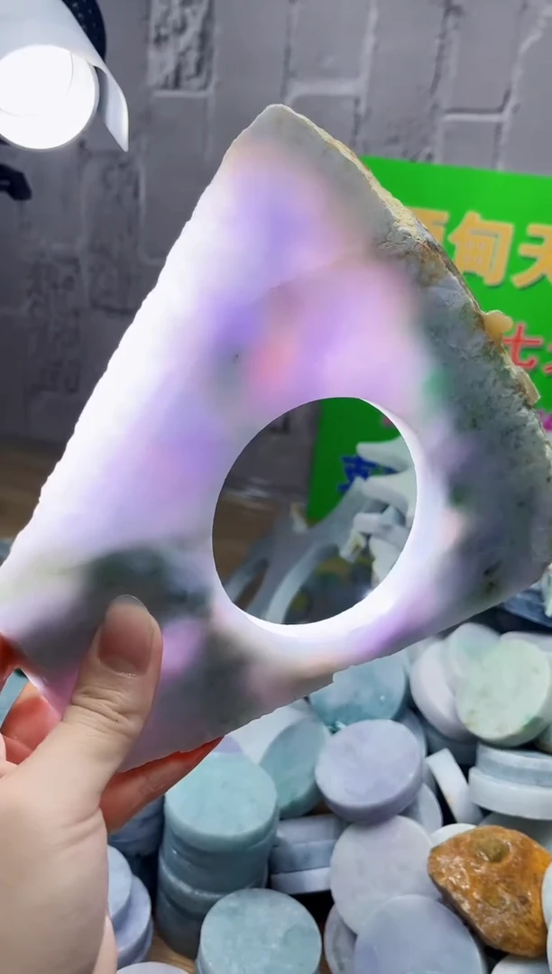 裸石翡翠天然翡翠A货玉 南 012