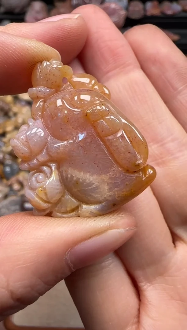 【闪购商品】硅化珊瑚（珊瑚玉）颈饰未镶嵌064