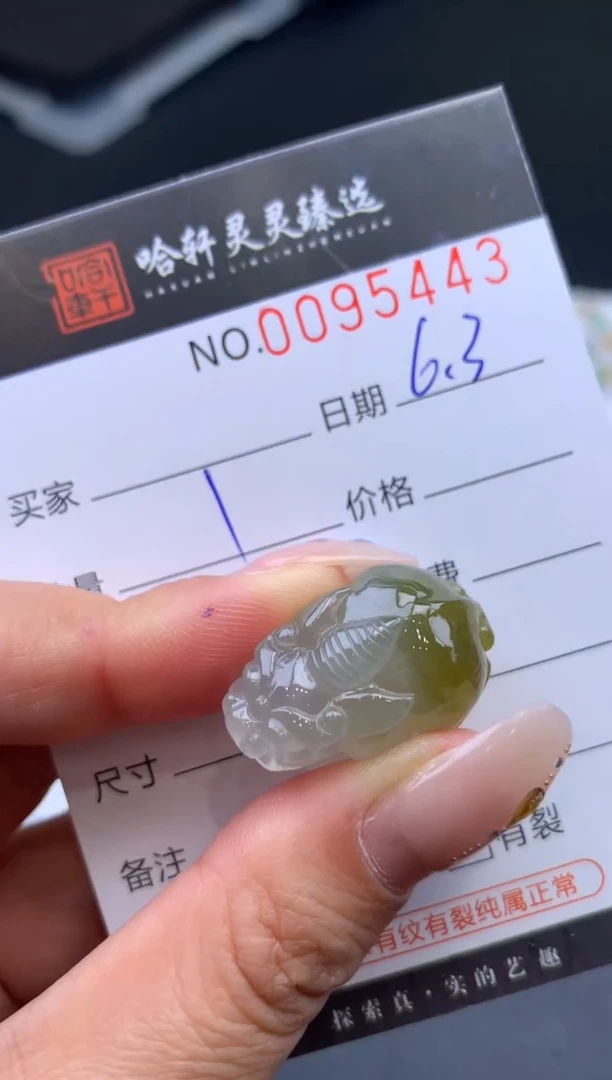 翡翠未镶嵌吊坠(不含链)哈轩   裸石1