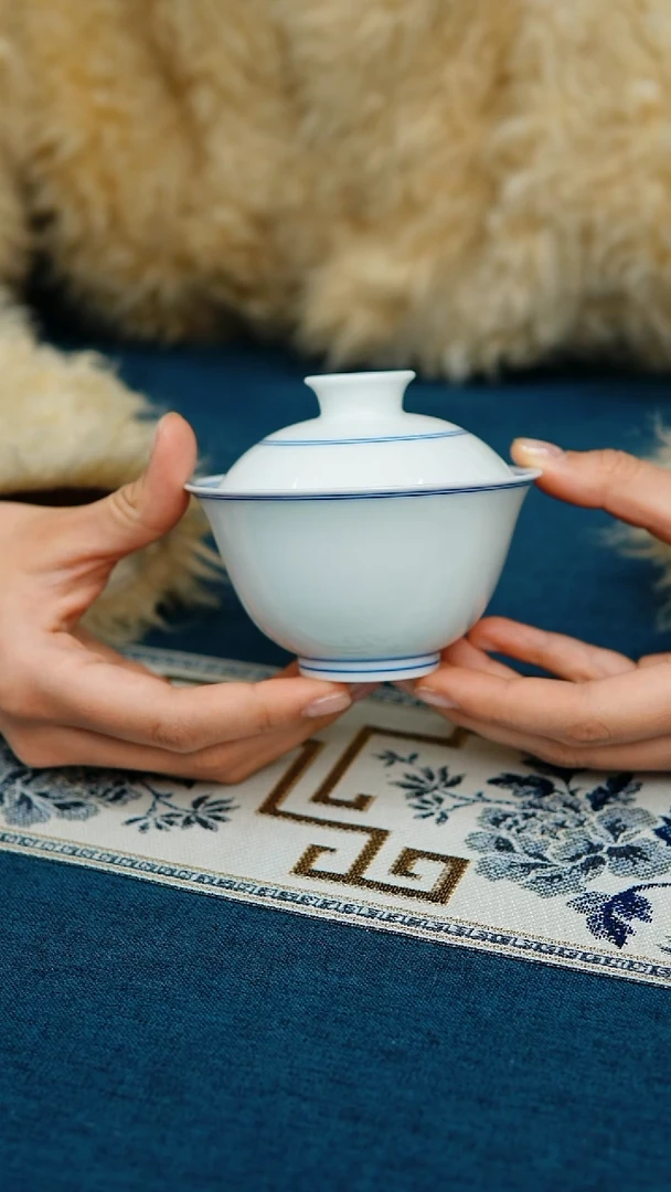 【闪购商品】双线盖碗120微瑕（不退不换 介意勿拍）